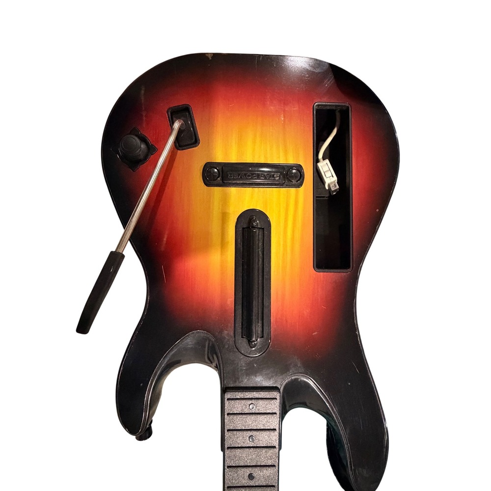 Nintendo Wii Guitar Hero World Tour Wireless Guitar RedOctane Sunburst w/ Strap